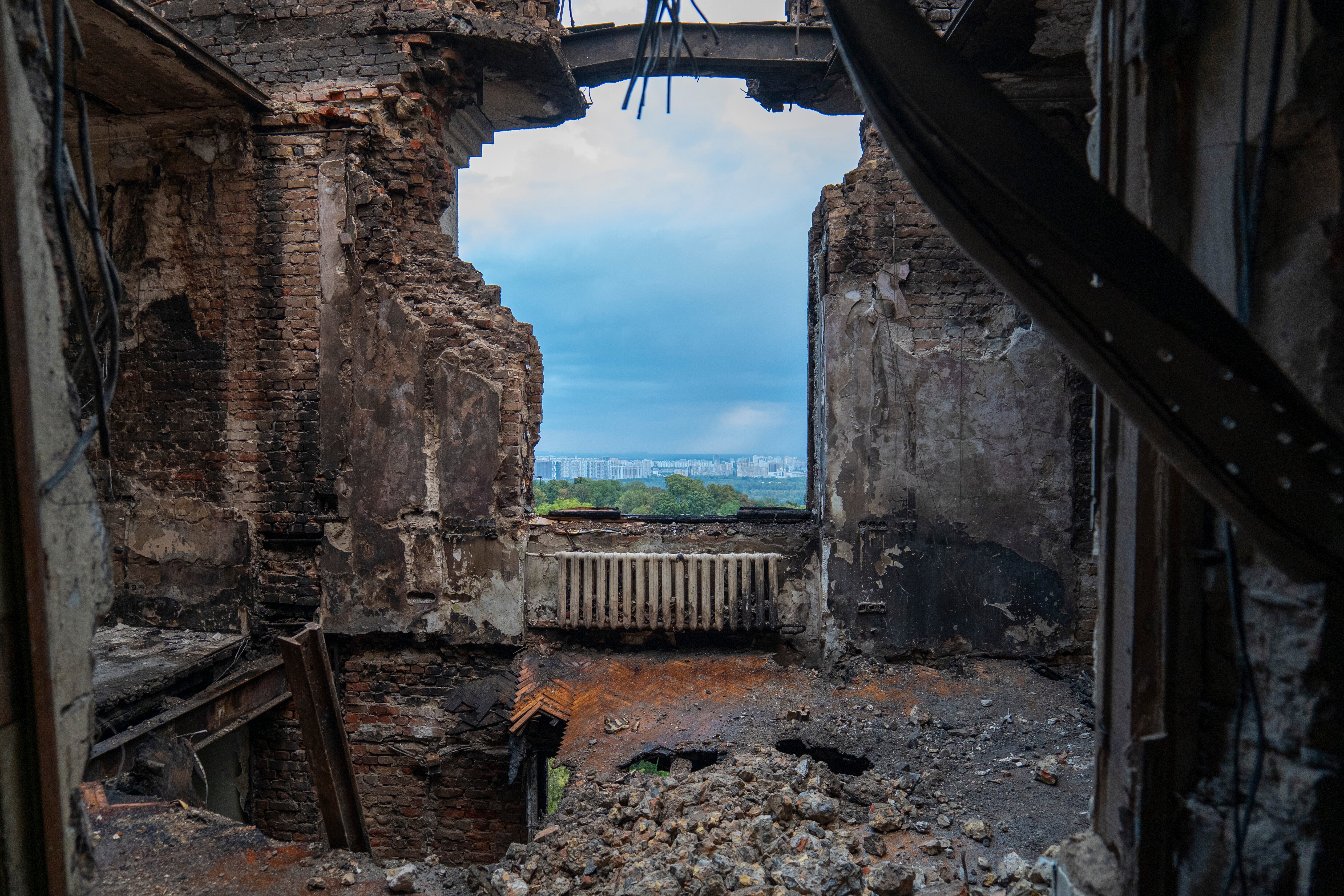 Škody po ruskom ostreľovaní